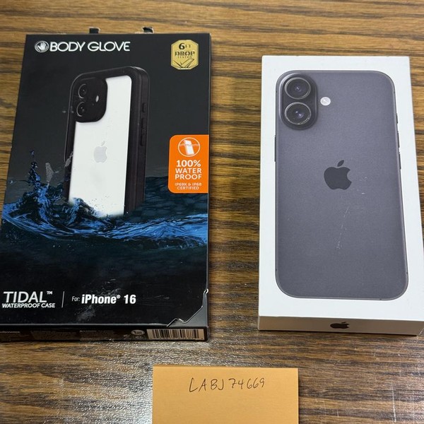 Apple iPhone 16 - Verizon, 128 GB, Black, A3081