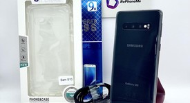 Mint
													Samsung Galaxy S10 - Unlocked, Black, 128 GB, 8 GB, SM-G973U1, photo 1 of 4