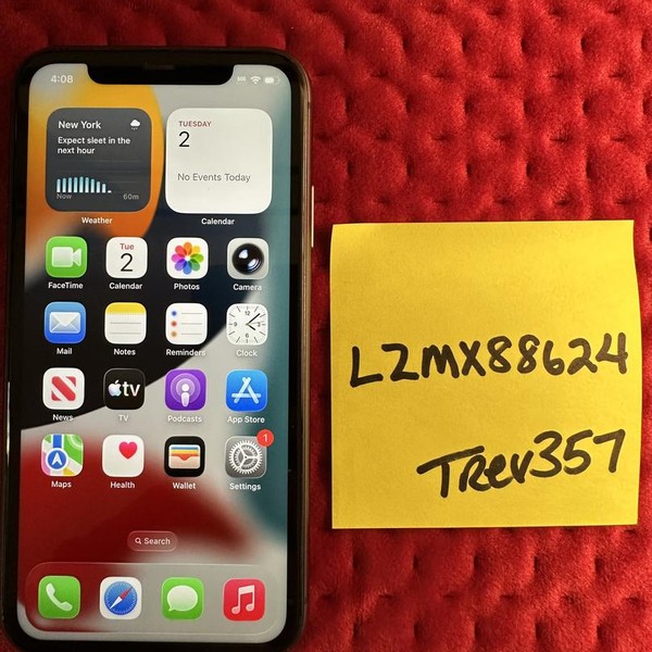 Apple iPhone 11 - AT&T, 128 GB, Black, A2111