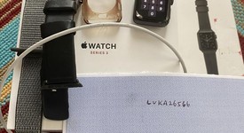 Good
													Apple Watch Series 3 38mm - Unlocked, Gray, A1860, Aluminum, photo 2 of 5