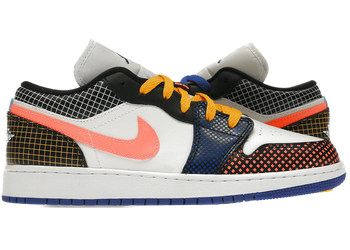 Jordan 1 Low MMD Multi-Color Grid (GS) for sale