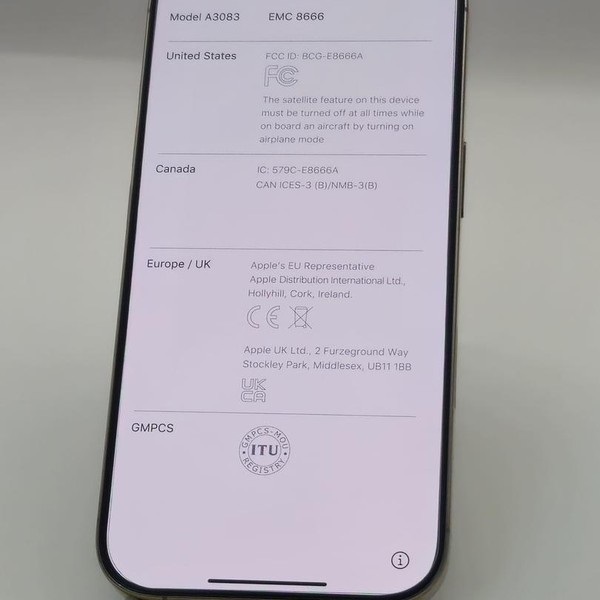 Apple iPhone 16 Pro - Unlocked, 256 GB, Natural, A3083