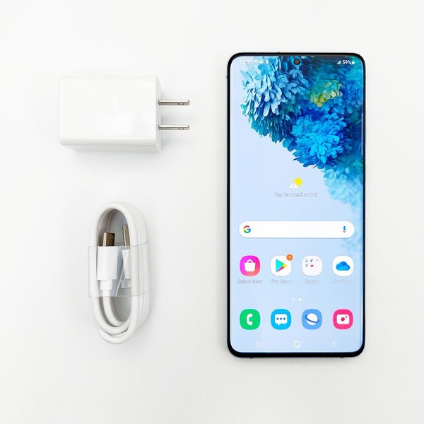 Samsung Galaxy S20 Plus 5G - Unlocked, 128 GB, Cloud Blue, 12 GB, SM-G986U1