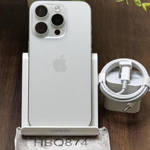 Apple iPhone 15 Pro - Unlocked, 128 GB, White, A2848