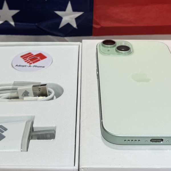 Apple iPhone 15 - Unlocked, 256 GB, Green, A2846
