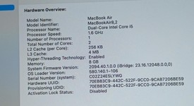 Good
													MacBook Air 2019 - 13" - I5, Gray, 128 GB, 8 GB, photo 4 of 10