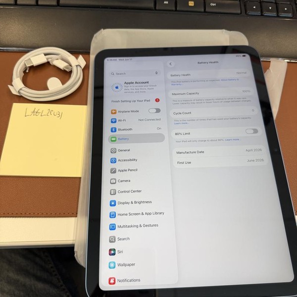 Apple iPad (11th Gen) - Wi-Fi, 128 GB, Blue, A3354