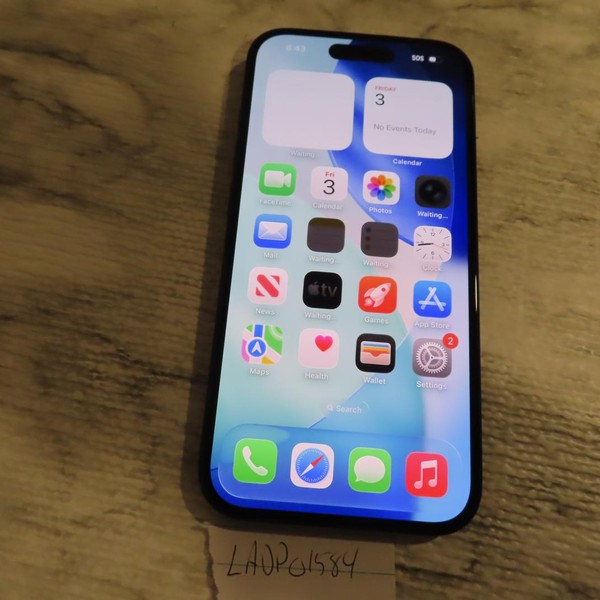 Apple iPhone 15 - Unlocked, 128 GB, Black, A2846