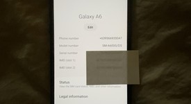 Mint
													Samsung Galaxy A6 - Unlocked, Black, 32 GB, 3 GB, SM-A600G/DS, Duos, photo 3 of 11