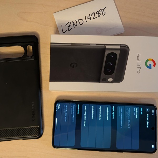 Google Pixel 8 Pro - Unlocked, 128 GB, Obsidian, 12 GB, G1MNW, mmWave 5G