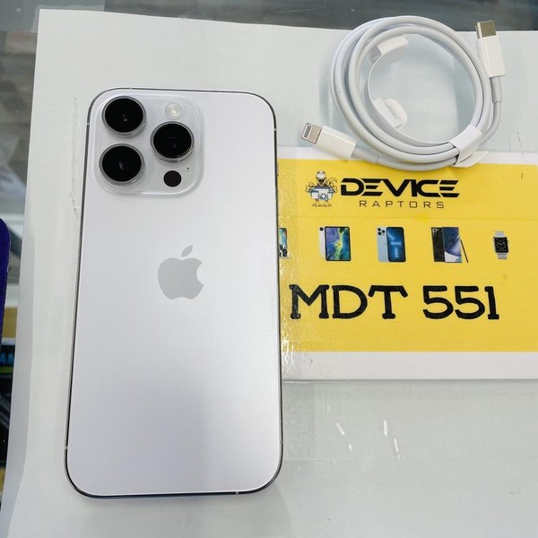 Apple iPhone 14 Pro - Unlocked, Silver, 256 GB, A2650