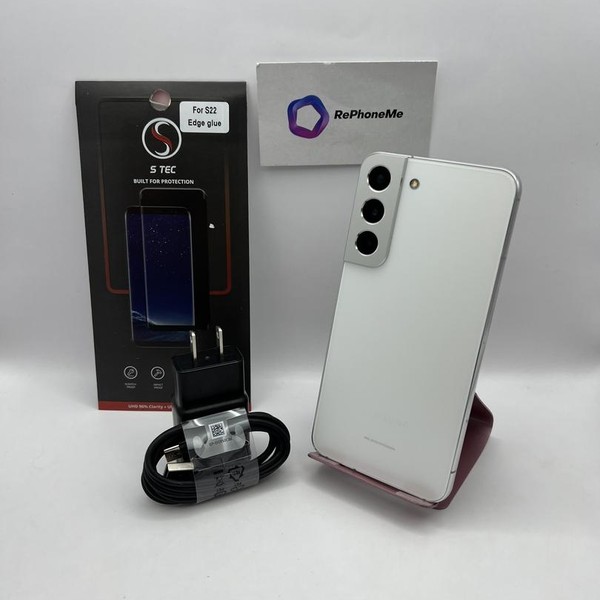 Samsung Galaxy S22 - Unlocked, 128 GB, White, 8 GB, SM-S901U1