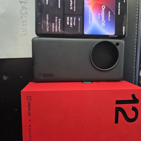 OnePlus 12 - Unlocked, 512 GB, Black, 16 GB, CPH2583