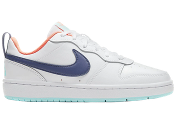 Nike Court Borough Low 2 White Navy (GS) for sale