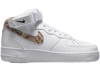 Nike Air Force 1 '07 Mid White Snake Swoosh (Women's) for sale