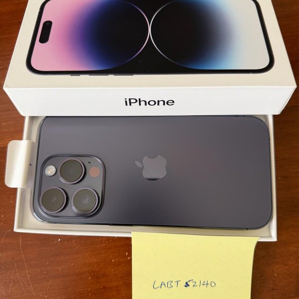 Apple iPhone 14 Pro - Unlocked, 128 GB, Purple, A2650