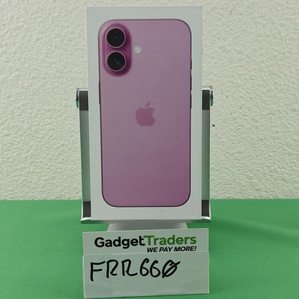 Apple iPhone 16 - Cricket, 128 GB, Pink, A3081
