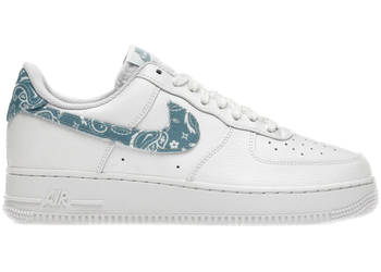 Nike Air Force 1 Low '07 Essential White Worn Blue Paisley (Women's) for sale