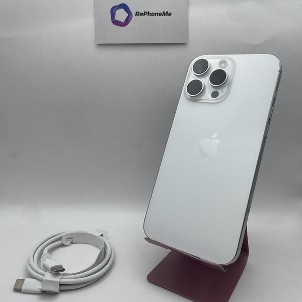 Apple iPhone 16 Pro Max - Unlocked, 256 GB, White, A3084