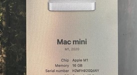 Good
													Mac mini 2020 - Apple M1, Silver, 256 GB, 16 GB, photo 3 of 8