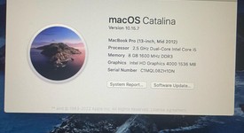 Fair
													MacBook Pro 2012 (Unibody) - 13" - Silver, 512 GB, 8 GB, photo 2 of 8