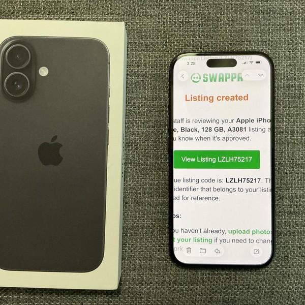 Apple iPhone 16 - T-Mobile, 128 GB, Black, A3081