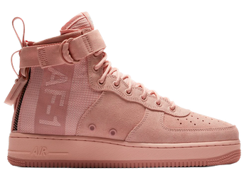 Nike SF Air Force 1 Mid Coral Stardust for sale