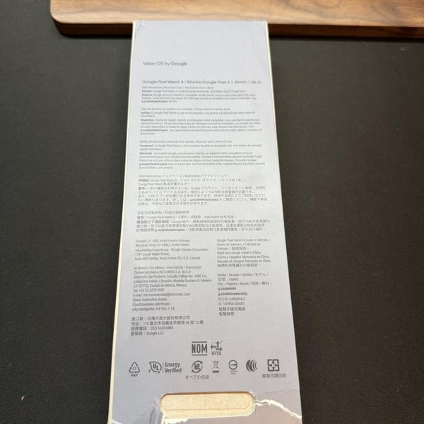 Google Pixel Watch 4 - Wi-Fi, Moonstone, 45mm, Wi-Fi