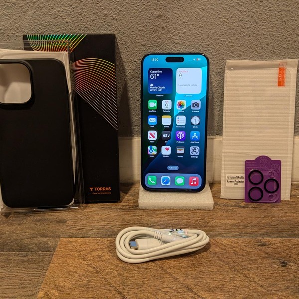 Apple iPhone 15 Pro Max - Unlocked, 256 GB, Blue, A2849