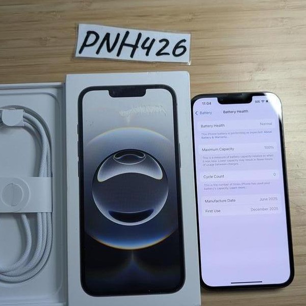 Apple iPhone 16e - Unlocked, 128 GB, Black, A3212