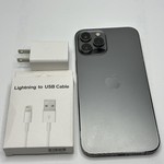 Good Apple iPhone 12 Pro Max - Unlocked, Graphite, 128 GB, A2342
