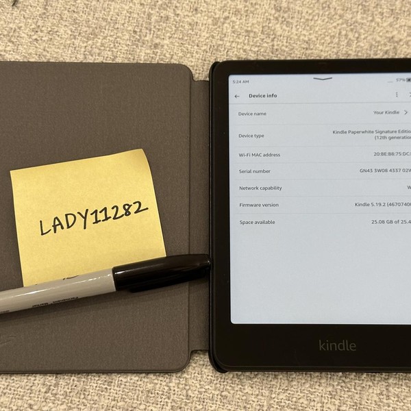 Amazon Kindle Paperwhite 12th Gen 2024 - Amazon, Black