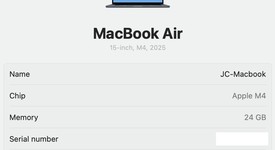 Mint
													MacBook Air 2025 (M4) - 15" - Apple M4, Midnight, 512 GB, 24 GB, photo 2 of 12