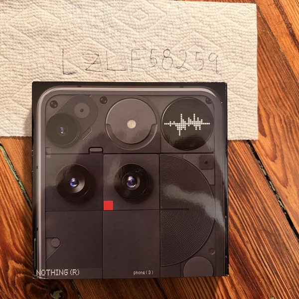 Nothing Phone (3) - Unlocked Non-US, Black, 512 GB, 16 GB