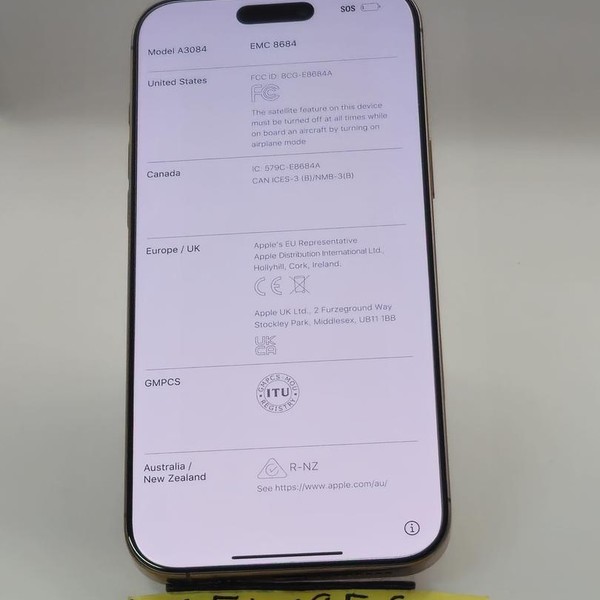 Apple iPhone 16 Pro Max - Unlocked, 256 GB, Desert, A3084