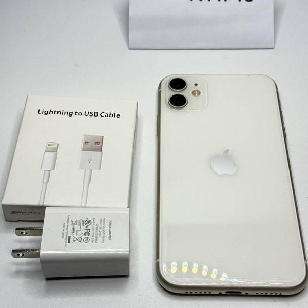 Apple iPhone 11 - Unlocked, 64 GB, White, A2111