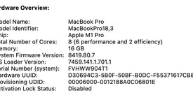 Mint
													MacBook Pro 2021 - 14" - Apple M1 Pro 8-core, Gray, 512 GB, 16 GB, photo 5 of 8