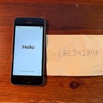 Good Apple iPhone SE 1st Gen 2016 - AT&T, 64 GB, Silver, A1662, Prepaid