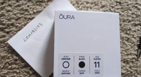 New
													Oura Ring Gen 3 - Black, Size 11, Heritage, photo 2 of 3