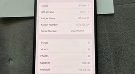 Mint
													Apple iPhone 15 - Unlocked, Black, 128 GB, A2846, photo 3 of 13