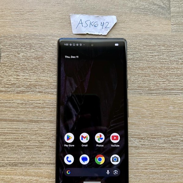 Google Pixel 7a - Unlocked, 128 GB, Charcoal, 8 GB, GWKK3