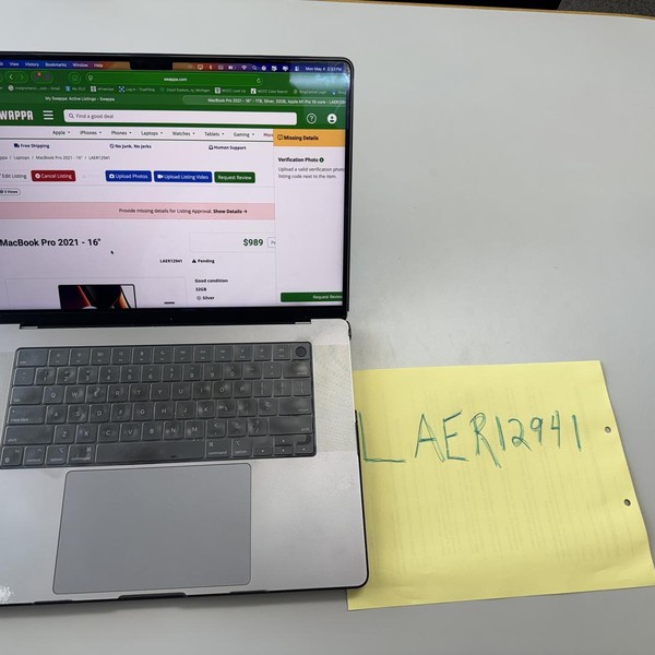 MacBook Pro 2021 - 16 inch - 1 TB, Silver, 32 GB, Apple M1 Pro 10-core