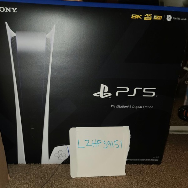 PlayStation 5 Digital Edition (2020) - 825 GB, White, Digital Edition