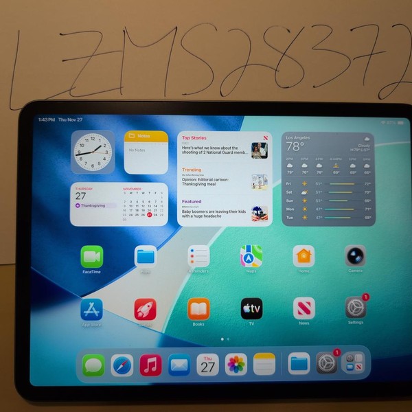 Apple iPad Pro 11 inch 2nd Gen 2020 - Wi-Fi, 128 GB, Gray, A2228