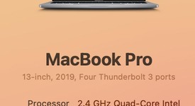 Good
													MacBook Pro 2019 - 13" - I5, Gray, 512 GB, 16 GB, photo 4 of 10