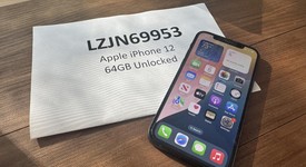 Good
													Apple iPhone 12 - Unlocked, Black, 64 GB, A2172, photo 1 of 4