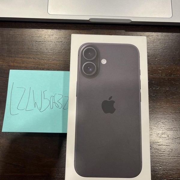 Apple iPhone 16 - T-Mobile, 128 GB, Black, A3081