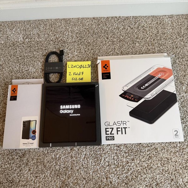 Samsung Galaxy Z Fold7 - Unlocked, 512 GB, Jetblack, 12 GB, SM-F966U1