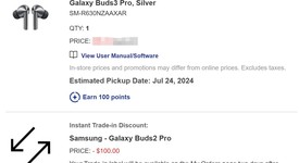 Used
													Samsung Galaxy Buds3 Pro - Silver, photo 6 of 6