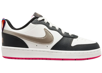 Nike Court Borough Low 2 Off Noir Pink Prime (GS) for sale